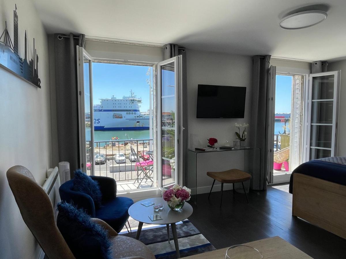 "L'Ancre" Studio Perret Pleine Vue Mer Le Havre Kültér fotó